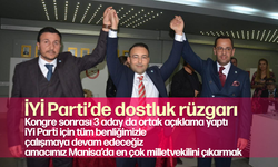 Kongre sonrası İYİ Parti'de dostluk rüzgarı "Partimiz için çalışmaya devam edeceğiz"