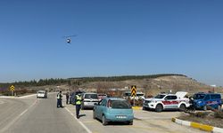 Afyonkarahisar'da cayrokopter destekli trafik denetimi yapıldı