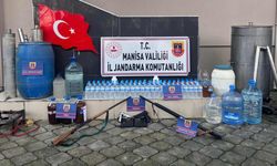 Salihli'de 110 litre sahte içki ele geçirildi