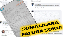 Somalı vatandaşların  fatura isyanı!