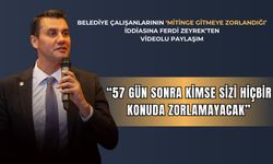 Ferdi Zeyrek'ten belediye çalışanlarına: "Kimse sizi zorlamayacak"