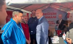 Süleyman Soylu CHP standını ziyaret etti