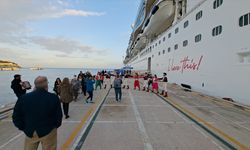 Dünyanın en büyük kruvaziyerlerinden "Sun Princess" Türkiye'ye ilk seferini yaptı