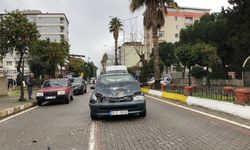 Nazilli'de otomobilin kamyonete çarpması sonucu 1 kişi yaralandı