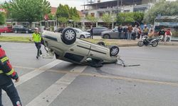 Aydın'da takla atan otomobilin sürücüsü hayatını kaybetti