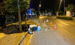 Muğla'da motosikletin ağaca çarpması sonucu 1 kişi öldü, 1 kişi yaralandı