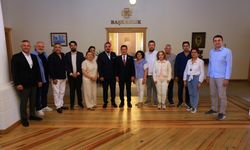 BGC üyelerinden Muğla Büyükşehir Belediye Başkanı Aras'a hayırlı olsun ziyareti
