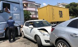 Nazilli'de 3 aracın karıştığı kazada 1 kişi yaralandı