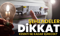 18 Ekim Cuma  Şehzadeler’de elektrik kesintisi