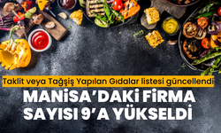 Taklit veya Tağşiş Yapılan Gıdalar listesi güncellendi