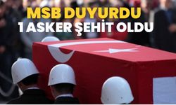 MSB duyurdu 1 asker şehit oldu