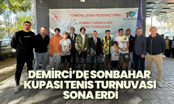 Demirci’de Sonbahar Kupası Tenis Turnuvası Sona Erdi