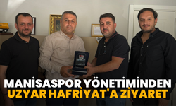 Manisaspor yönetiminden Uzyar Hafriyat'a ziyaret