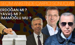 Seçim anketinde çarpıcı sonuçlar  Erdoğan mı Yavaş mı İmamoğlu mu?