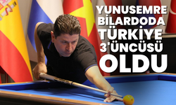 Yunusemre bilardoda Türkiye 3.sü oldu