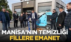 Manisa’nın Temizliği Fillere emanet