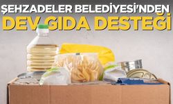 Şehzadeler Belediyesi'nden dev gıda desteği