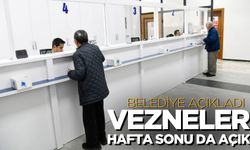 Yunusemre’de vezneler hafta sonu açık