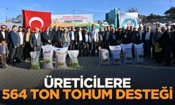 Üreticilere 564 Ton Tohum Desteği