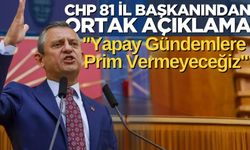 CHP 81 İl Başkanından Ortak Açıklama: "Yapay Gündemlere Prim Vermeyeceğiz"