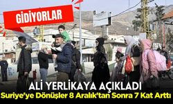 Ali Yerlikaya: Suriye'ye Dönüşler 8 Aralık'tan Sonra 7 Kat Arttı