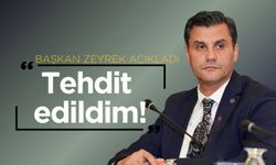 Başkan Ferdi Zeyrek açıkladı: Tehdit edildim!