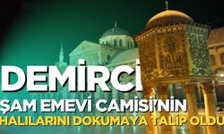 Demirci, Şam Emevi Camisi'nin Halılarını Dokumaya Talip Oldu