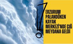 Erzurum Palandöken Kayak Merkezi’nde çığ meydana geldi!