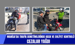 Manisa'da Trafik Denetimlerinde Kask ve Ehliyet Kontrolü: Cezalar Yağdı