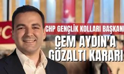 CHP Gençlik Kolları Genel Başkanı Cem Aydın Gözaltına Alındı