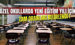 Özel Okullarda Yeni Eğitim Yılı İçin Zam Oranları Belirlendi