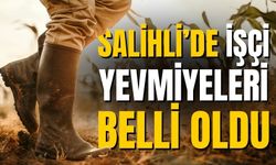 Salihli’de işçi yevmiyeleri belli oldu