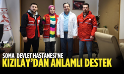 Soma Devlet Hastanesi’ne Kızılay’dan anlamlı destek