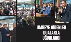 Umreye gidenler Demirci'de dualarla uğurlandı