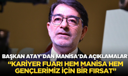 Başkan Atay’dan Manisa’da açıklamalar: “Kariyer fuarı hem Manisa hem gençlerimiz için bir fırsat”