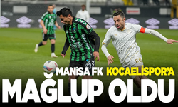 Manisa FK kendi sahasında Kocaelispor'a mağlup oldu