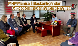 MHP Manisa İl Başkanlığı’ndan Gazeteciler Cemiyeti’ne ziyaret