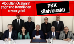Öcalan'ın çağrısına Kandil'den cevap geldi: PKK silah bıraktı