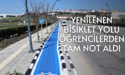 Yenilenen Bisiklet Yolu Öğrencilerden Tam Not Aldı