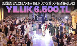 Düğün Salonlarına Telif Ücreti Dönemi Başladı: Yıllık 6.500 TL