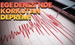 Ege Denizi’nde korkutan deprem!