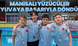 Manisalı yüzücüler yuvaya başarıyla döndü