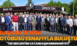 Başkan Zeyrek Halk Otobüsü Esnafıyla Buluştu: “Tek Beklentim Vatandaşın Memnuniyeti”