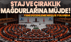 Staj ve çıraklık mağdurlarına müjde! Yeni düzenleme Meclis yolunda