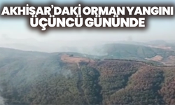 Akhisar’daki orman yangını üçüncü gününde: Havadan ve karadan müdahale sürüyor