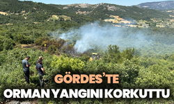 Gördes’te orman yangını korkuttu: Havadan ve karadan müdahale ile kısa sürede kontrol altına alındı