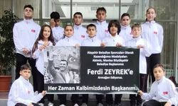 Karate zaferi Ferdi Zeyrek’in aziz hatırasına armağan edildi