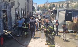 Adıyaman Belediyesi İtfaiye ekipleri OSB’de faciayı önledi
