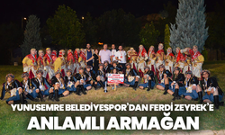 Yunusemre Belediyespor’dan Ferdi Zeyrek’e anlamlı armağan: Türkiye 2.liği kupası