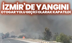 İzmir’de sazlık yangını büyüdü: Otogar yolu geçici olarak kapatıldı